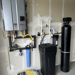 Aqua Logic Plumbing - Water softener installation.
