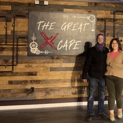 The Great Xcape - me and wife and the great xcape