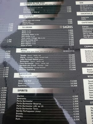 Menu photo 2 O11ZE Faro, 08