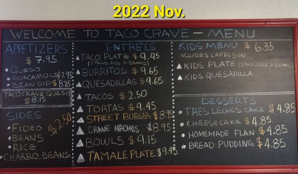 Menu photo 1 Taco Crave Bryan, TX