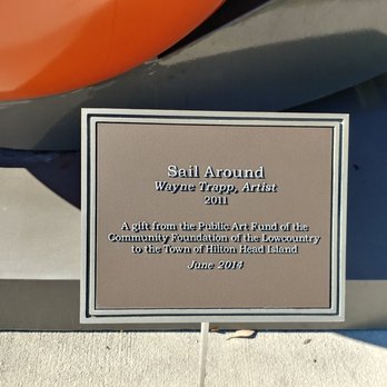 Sail Around - Sail Around, Hilton Head Island SC - Public Art Near Me - Hilton Head Island, South Carolina Sail Around - Sail Around, Hilton Head Island SC - Public Art Near Me - Hilton Head Island, South Carolina