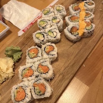 Sushi Jin Alexandria - 35. Spicy Salmon Roll 36. Spicy Tuna Roll 30. California Roll - Sushi Bars Near Me - Alexandria, Virginia Sushi Jin Alexandria - 35. Spicy Salmon Roll 36. Spicy Tuna Roll 30. California Roll - Sushi Bars Near Me - Alexandria, Virginia