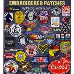 Pacific Sportswear & Emblem Company - LaserCUT Patches are 1/4th the cost of direct-embroidery