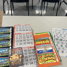 Bingo strips and paper Bingo strips and paper