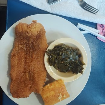 Te'Asha's Kitchen and Grill - Catfish and collard greens - Seafood Near Me - Havelock, North Carolina Te'Asha's Kitchen and Grill - Catfish and collard greens - Seafood Near Me - Havelock, North Carolina
