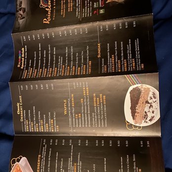 rainbow chinese jersey menu