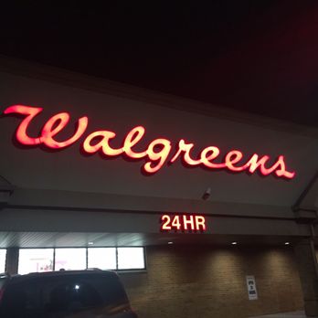 Walgreens - Outside Walgreens - clearly noted that it's open 24 Hours - Drugstores Near Me - Madison, Wisconsin