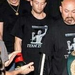 Providing protection to WBU Lightweight Champion Noah Zuhdi