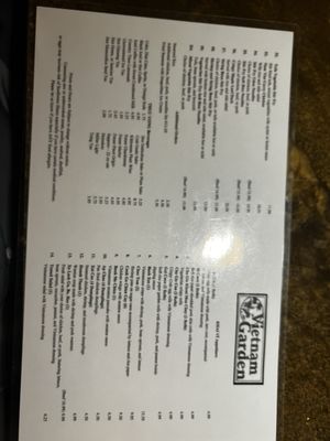 Menu photo 1 Vietnam Garden Virginia Beach, VA