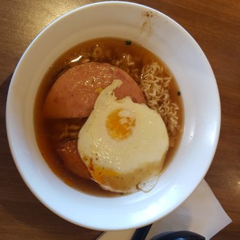 Kitchen M - Instant noodle with egg and luncheon meat. - Chinese Near Me - Unionville, Ontario Kitchen M - Instant noodle with egg and luncheon meat. - Chinese Near Me - Unionville, Ontario