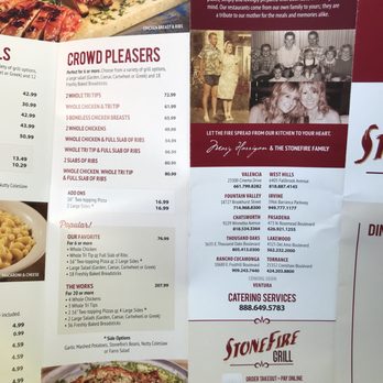 Stonefire Grill - Menu - Salad Near Me - Torrance, California Stonefire Grill - Menu - Salad Near Me - Torrance, California