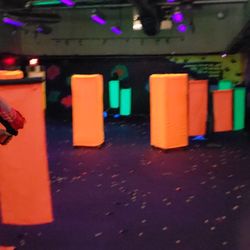 All Out Zone - All Out Zone in the Coronado Mall Black Light Nerf Arena