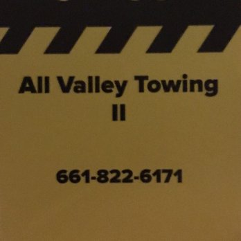 All Valley Towing II - Business Card - Towing Near Me - Tehachapi, California All Valley Towing II - Business Card - Towing Near Me - Tehachapi, California