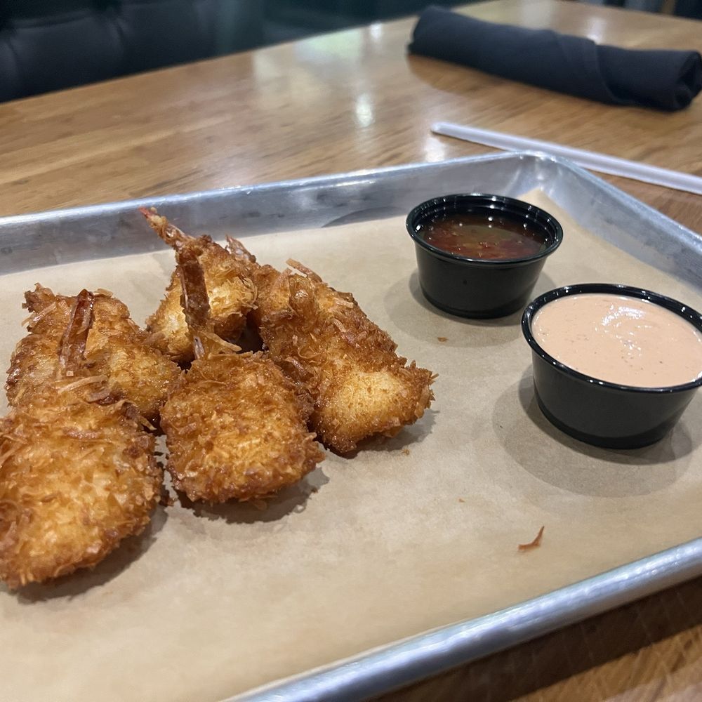 Craft by Smoke and Fire - Coconut shrimp - Comfort Food Near Me - Arcadia, California Craft by Smoke and Fire - Coconut shrimp - Comfort Food Near Me - Arcadia, California