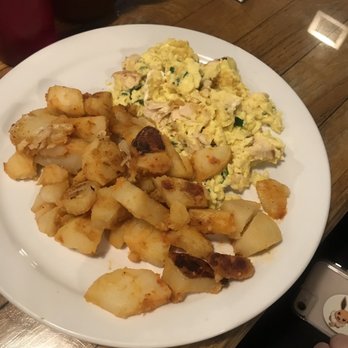 Brief Encounter - Salmon scramble with home style taters - Breakfast & Brunch Near Me - Bellevue, Washington Brief Encounter - Salmon scramble with home style taters - Breakfast & Brunch Near Me - Bellevue, Washington