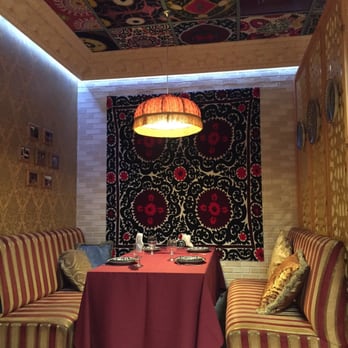 Suzani Restaurant - One of the booths. - Uzbek Near Me - Philadelphia, Pennsylvania