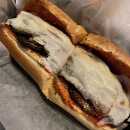 Eggplant parm sub