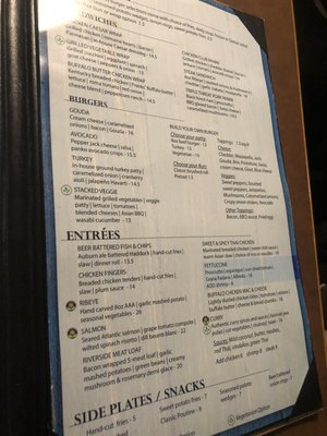 Menu photo 1 Riverside Tavern Niagara Falls, ON
