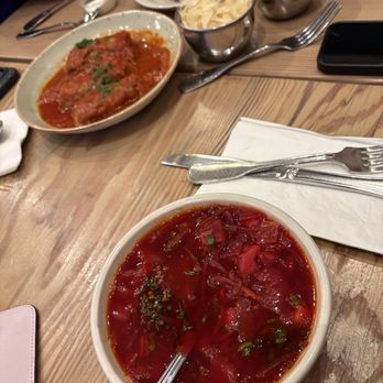 Leleka - BORSH and Cabbage Rolls 3pcs - Ukrainian Near Me - San Francisco, California Leleka - BORSH and Cabbage Rolls 3pcs - Ukrainian Near Me - San Francisco, California