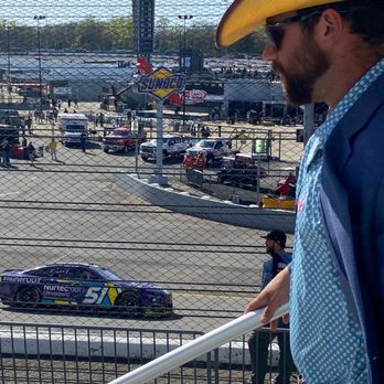 Richmond Raceway - Again.... Don't sit front row Ft. Cody Ware, and this random guy walking down the stairs - Stadiums & Arenas Near Me - Richmond, Virginia Richmond Raceway - Again.... Don't sit front row Ft. Cody Ware, and this random guy walking down the stairs - Stadiums & Arenas Near Me - Richmond, Virginia