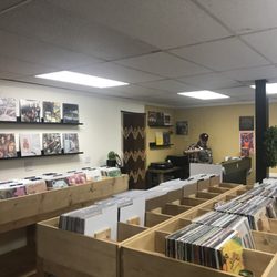 Biscuits & Vinyl - First week open. The bins looked so sparse. They're full now!