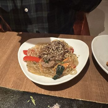 Onggi - Hanjeongsik - japchae (the a la carte japchae is a much bigger portion) - Korean Near Me - Washington, DC, District of Columbia Onggi - Hanjeongsik - japchae (the a la carte japchae is a much bigger portion) - Korean Near Me - Washington, DC, District of Columbia