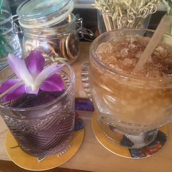 The Islander - Ube old fashioned and coconut mai tai - Tiki Bars Near Me - Coronado, California The Islander - Ube old fashioned and coconut mai tai - Tiki Bars Near Me - Coronado, California