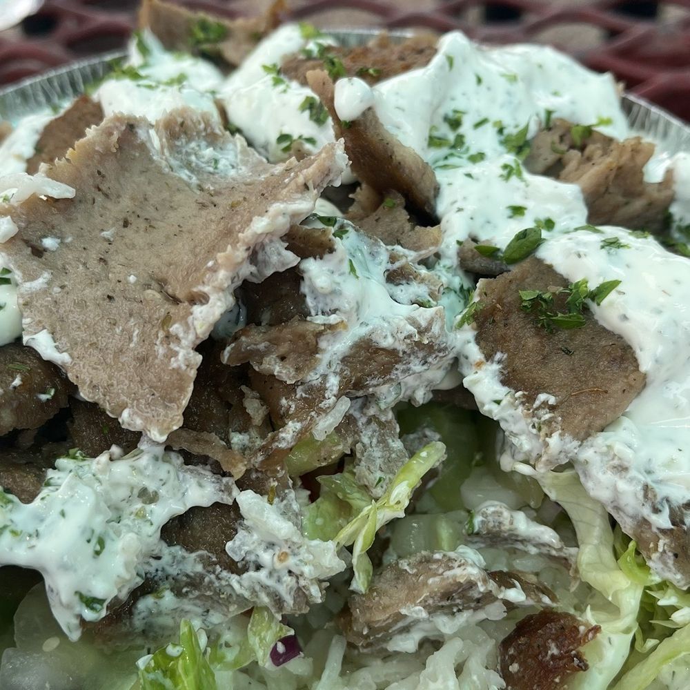 Gyro Bowl after I had eaten quite a bit!!!! Gyro Bowl after I had eaten quite a bit!!!!