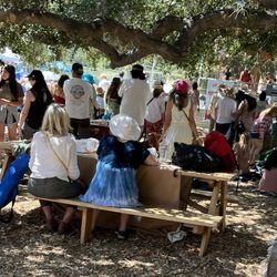 Topanga Days - People gather under the Big Tree. Topanga Days was Completely Sold Out all weekend. They bring back the 60's & 70's Memorial Day 2022