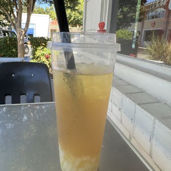 Papillon Quality Gourmet Coffees - Passionfruit green tea with lychee jelly - Coffee & Tea Near Me - Lafayette, California Papillon Quality Gourmet Coffees - Passionfruit green tea with lychee jelly - Coffee & Tea Near Me - Lafayette, California