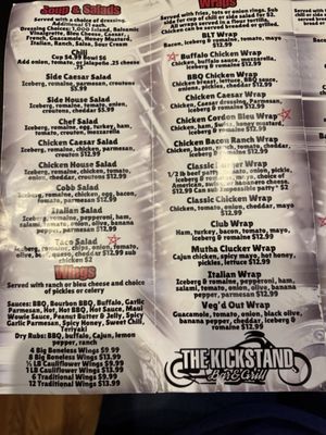 Menu photo 7 The Kickstand Bar & Grill Danville, IN
