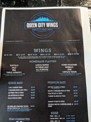 Menu photo 5 Queen City Wings Charlotte, NC Menu photo 5 Queen City Wings Charlotte, NC