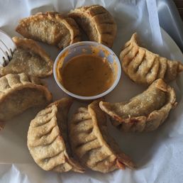 Beef fried momos Beef fried momos