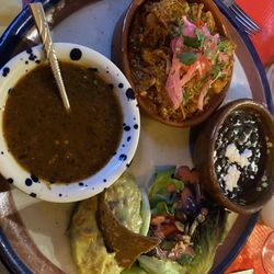 La Sandia - Tacos plate.