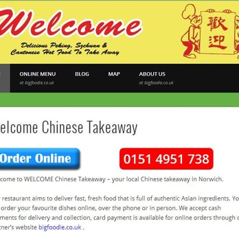 Welcome Chinese Take Away - Fast Food Near Me - Norwich, NFK Welcome Chinese Take Away - Fast Food Near Me - Norwich, NFK