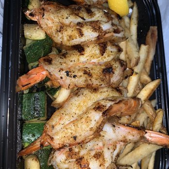 California Fish Grill - Giant Shrimp with Fries and Zucchini - Seafood Near Me - Riverside, California California Fish Grill - Giant Shrimp with Fries and Zucchini - Seafood Near Me - Riverside, California