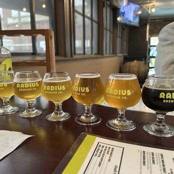 Radius Brewing Company - Beer Flight - Breweries Near Me - Emporia, Kansas Radius Brewing Company - Beer Flight - Breweries Near Me - Emporia, Kansas