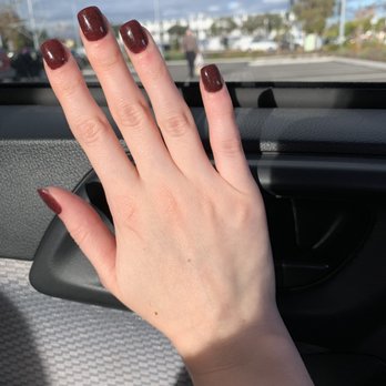 Bella Nails - Overall, pretty happy with my dip manicure. Not thick at all, but may look that way because of my nail shape. - Nail Salons Near Me - San Mateo, California