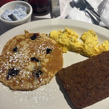 Lost In the 50s Diner - Blueberry pancake , scrapple and a scrambled egg - Diners Near Me - Baltimore, Maryland Lost In the 50s Diner - Blueberry pancake , scrapple and a scrambled egg - Diners Near Me - Baltimore, Maryland
