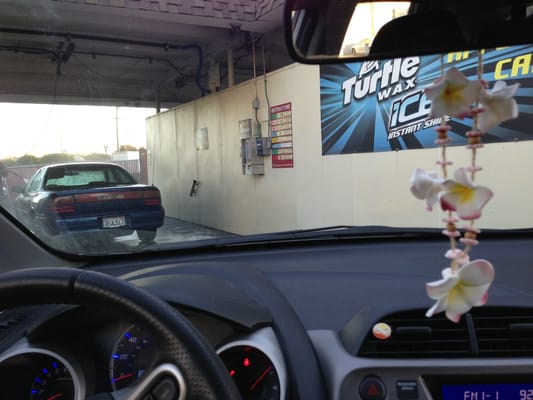Photo of Clear Water Car Wash - South San Francisco, CA, US. Waiting for my turn