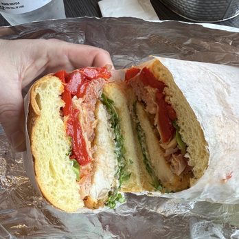 Ammirati's - 21. The NFPC with a fried chicken cutlet instead of grilled - Breakfast & Brunch Near Me - Mattituck, New York