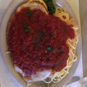 Lehman's Tavern - Veal Parmesan with pasta - Seafood Near Me - Essington, Pennsylvania