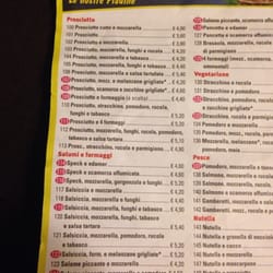 Piadina PIU Gervasi Andrea - Menu