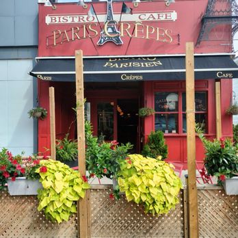 Paris Crepes Cafe - Exterior in high summer - Creperies Near Me - Niagara Falls, Ontario Paris Crepes Cafe - Exterior in high summer - Creperies Near Me - Niagara Falls, Ontario