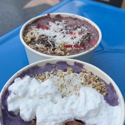 Blueberry Coconut Bowl Strawberry Acai Bowl