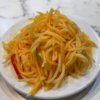 GB Hand-pulled Noodles - Spicy Shredded Potato ($3.99) - Chinese Near Me - Toronto, Ontario