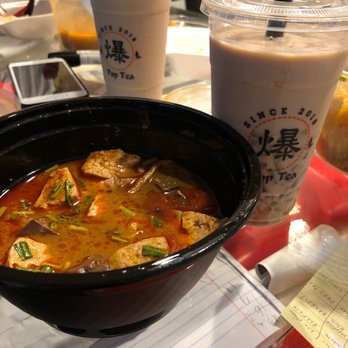 Pop Pot - Super sweet milk tea. Not recommended Tasty spicy tofu. Recommended - Taiwanese Near Me - Diamond Bar, California Pop Pot - Super sweet milk tea. Not recommended Tasty spicy tofu. Recommended - Taiwanese Near Me - Diamond Bar, California