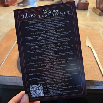 Elite Dinner: Tabac+ - Menu - Yelp Events Near Me - San Diego, California