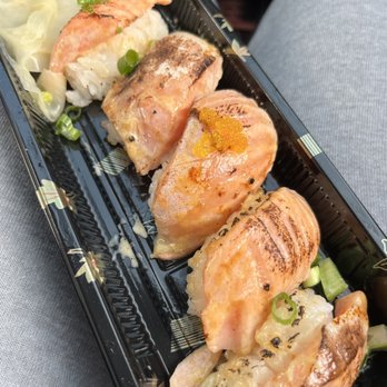 Ebiko - Aburi - torched salmon belly. Get this!!! Thank me later! - Japanese Near Me - Oakland, California