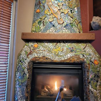 The Range Café - The fireplace - Mexican Near Me - Bernalillo, New Mexico